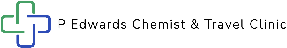 P Edwards Chemist Logo